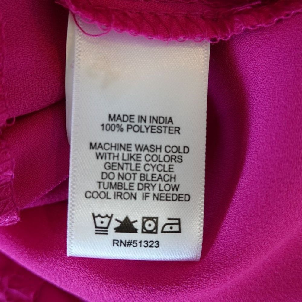 1. State Strapless Ruffled Tiered Dress Pink Size XL NWOT - Picture 15 of 15